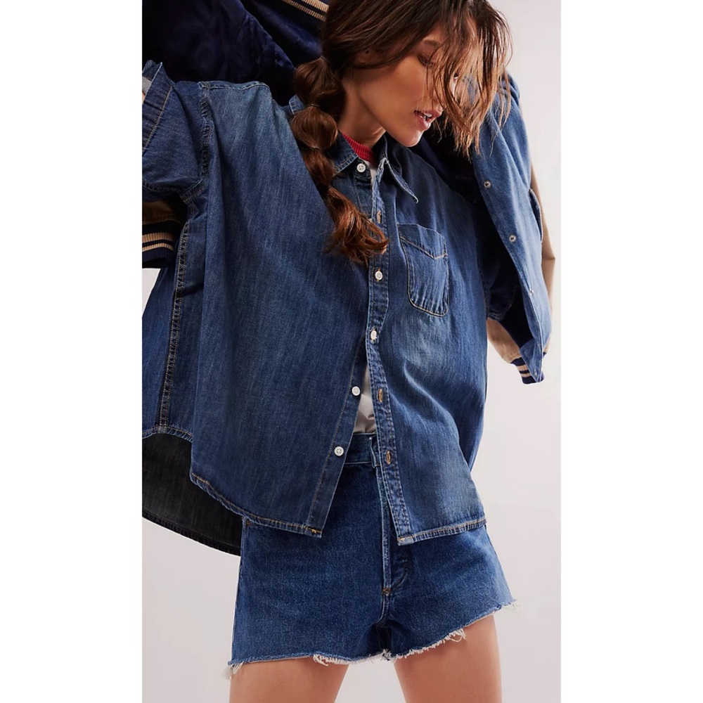NWOT Boyish Overized Boxy Denim Shirt